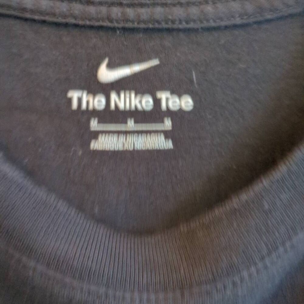 Nike White Logo Men's Shortsleeve T-shirt Size Medium - Picture 4 of 5